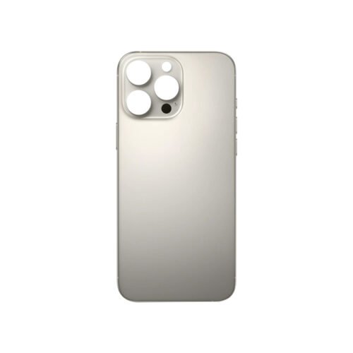 iPhone 16 Pro Back Cover Natural Titanium (Large Camera Hole)