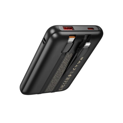 Hoco Q37 PD20W With Type C Lightning Charger Black 10000mAh