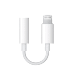 Lightning To 3.5mm Headphone Jack adapter in Packaging with logo