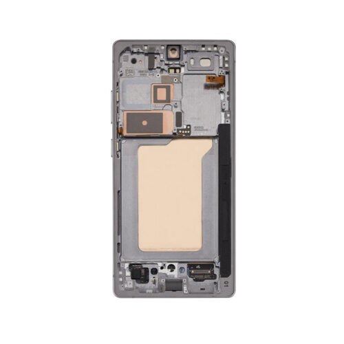 Samsung Galaxy S25 Ultra 5G OLED Assembly +Frame Titanium WhiteSliver (OEM)