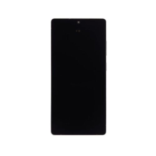 Samsung Galaxy S25 Ultra 5G OLED Assembly +Frame – Titanium WhiteSliver (OEM)
