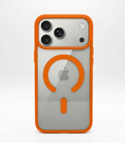 evo crystal case iph 17 orange