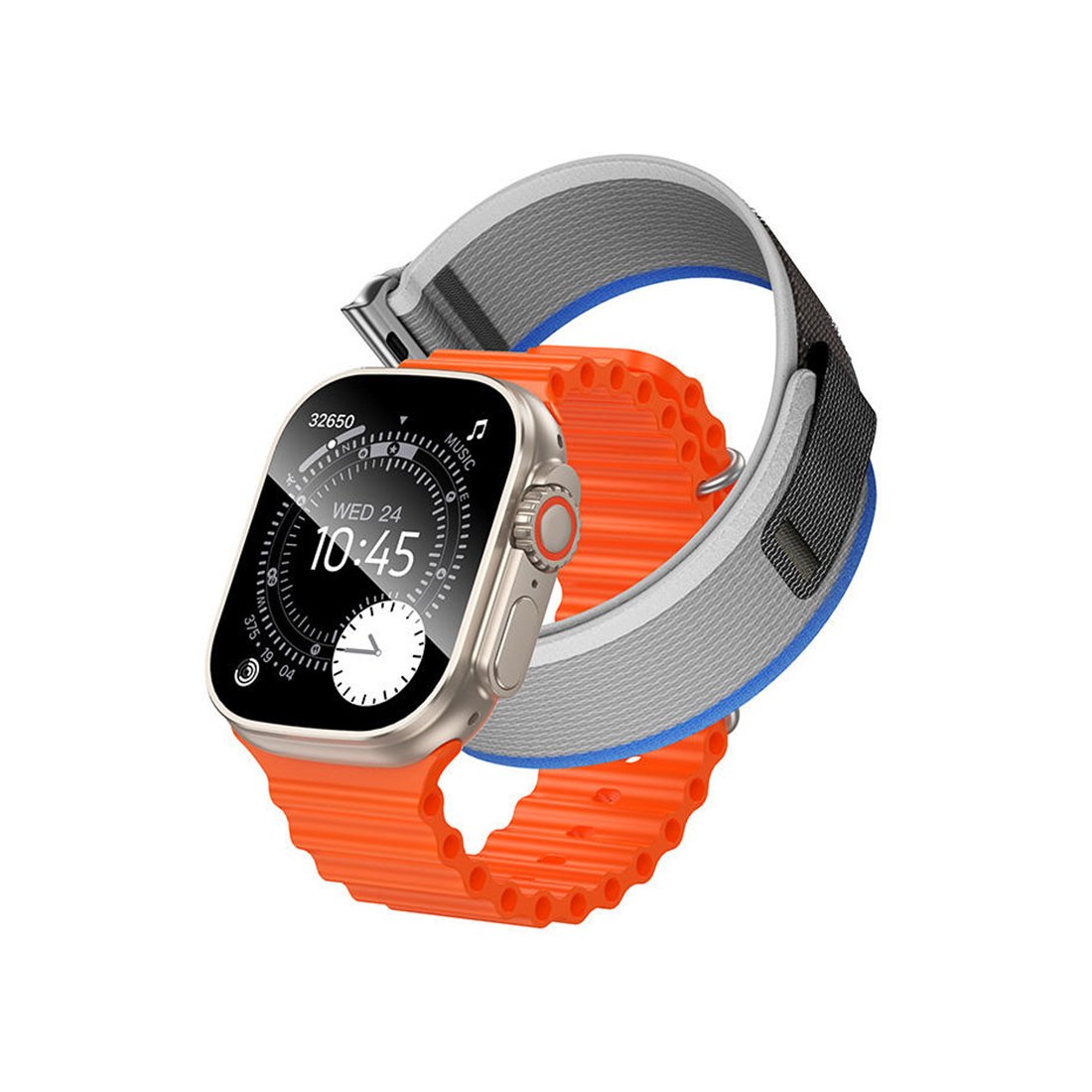 hoco y42utra smart watch orange 1 hoco y42utra smart watch orange 1