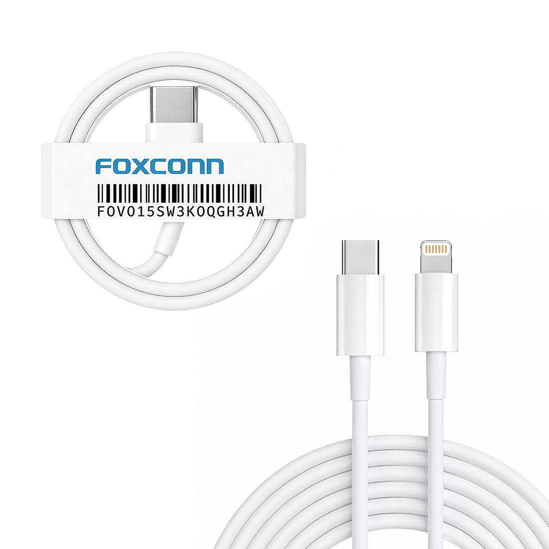 Foxconn USB-C To Lightning PD Cable (2M) in packaging