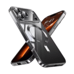 Premium Clear TPU Magsafe Design Case For iPhone 17 - Black