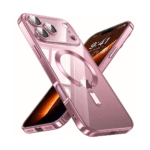 Premium Clear TPU Magsafe Design Case For iPhone 17 Pro Max - Pink