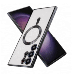 Premium Clear TPU Magsafe Design Case For Samsung Galaxy S26 - Black