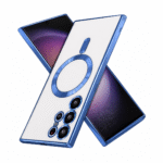 Premium Clear TPU Magsafe Design Case For Samsung Galaxy S25 Fe / S24 Fe - Blue