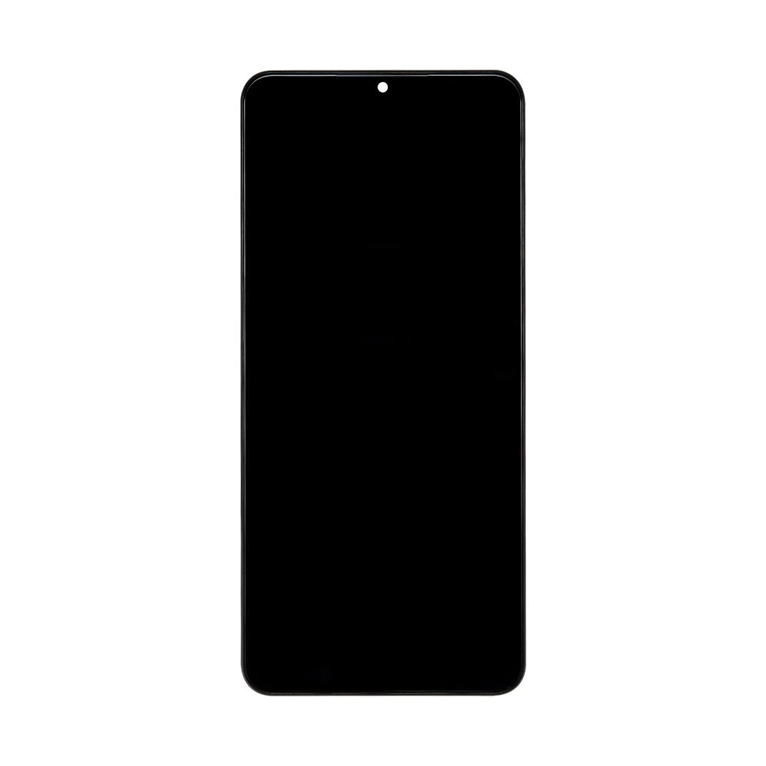 a12-front Samsung Galaxy A12 (A125 / 2020) LCD Assembly +Frame (OEM) - Image 1