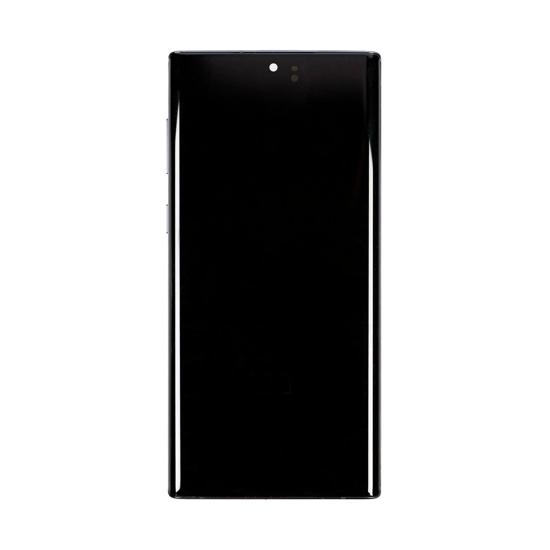 note10-front Samsung Galaxy Note 10 5G OLED Assembly +Frame +Fingerprint - Mystic Black (120 Hz) (ORIGINAL SIZE | NO+ Pro) - Image 1