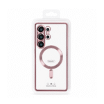 premium clear tpu magsafedesign case samsungs pink packaging